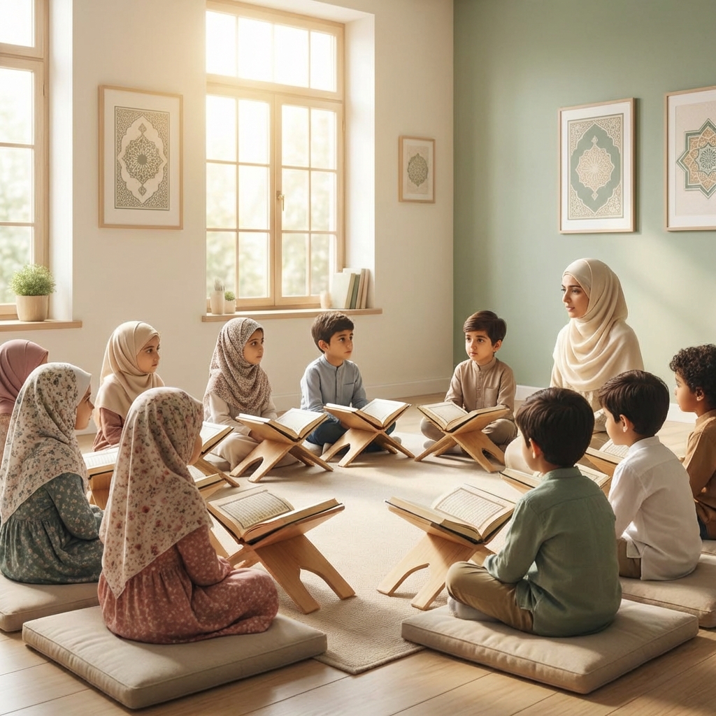 Students Learning Quran